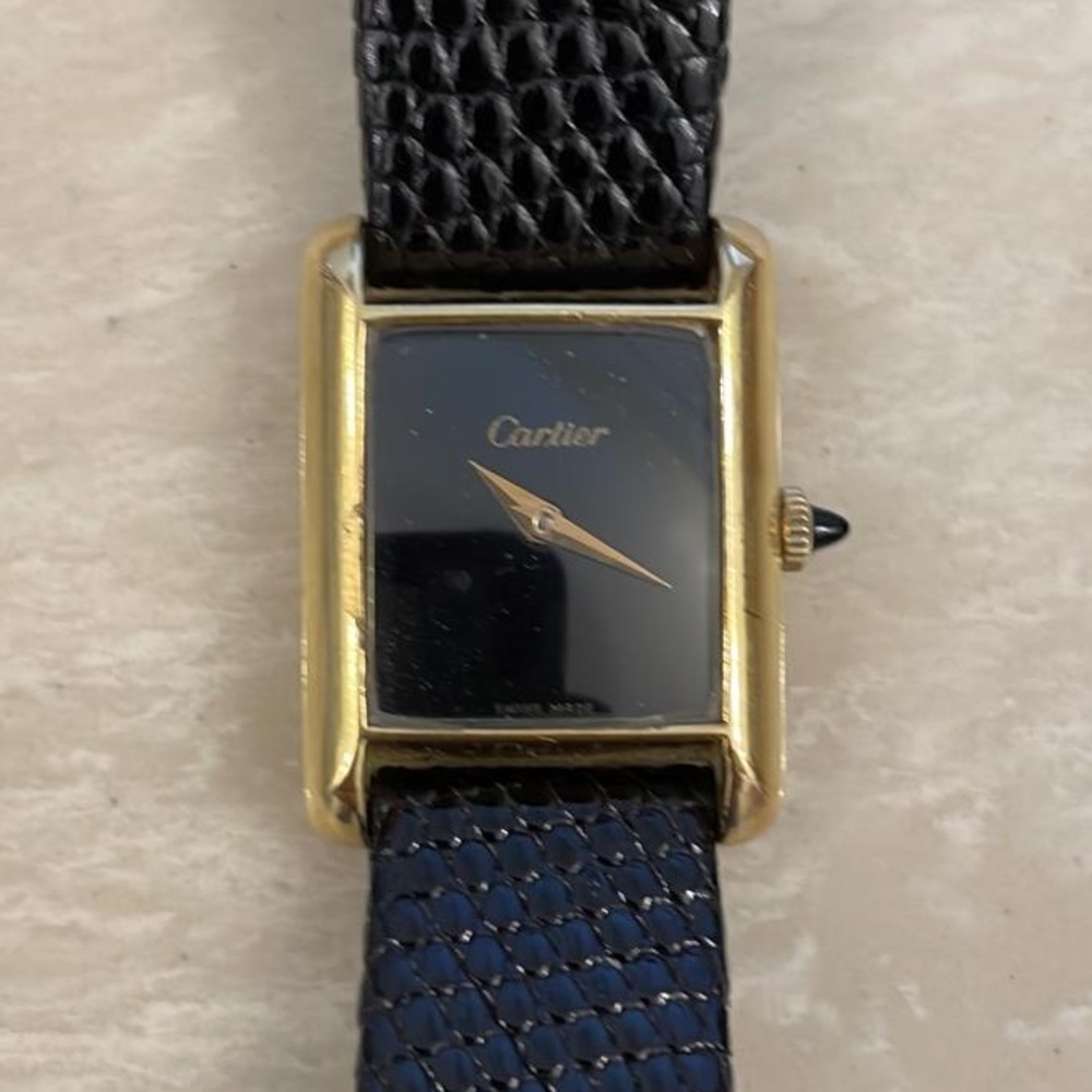 Cartier, leather straps
